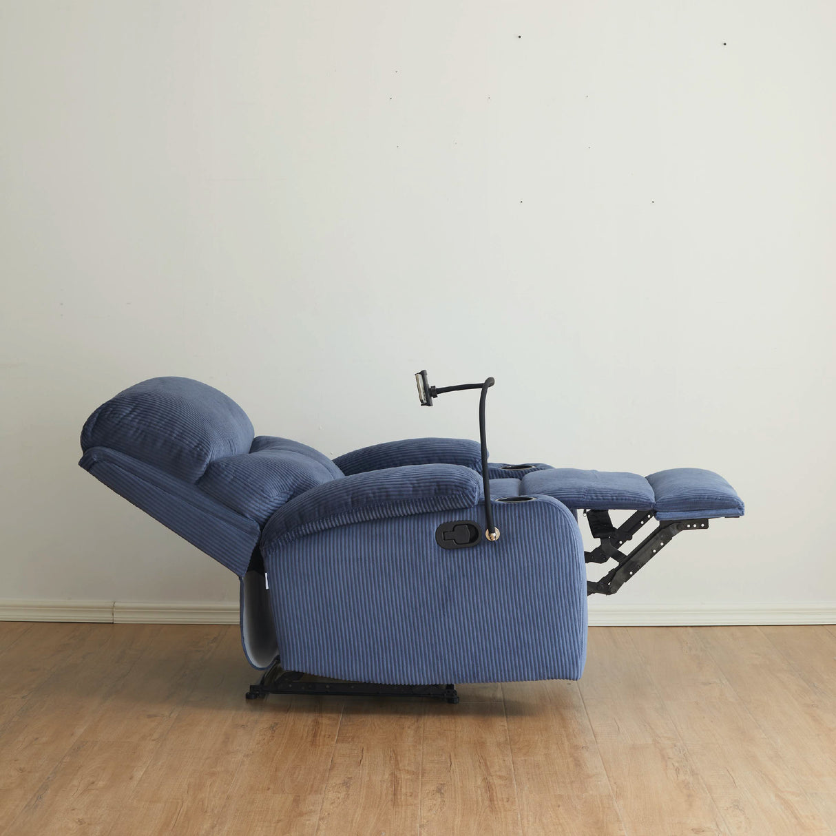 Silla Reclinable Abelyn 1 puesto (Azul) Porta Celular