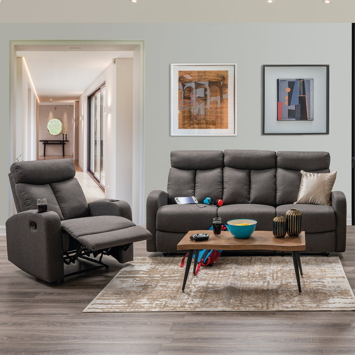 Sofá Reclinable Trudy 1P