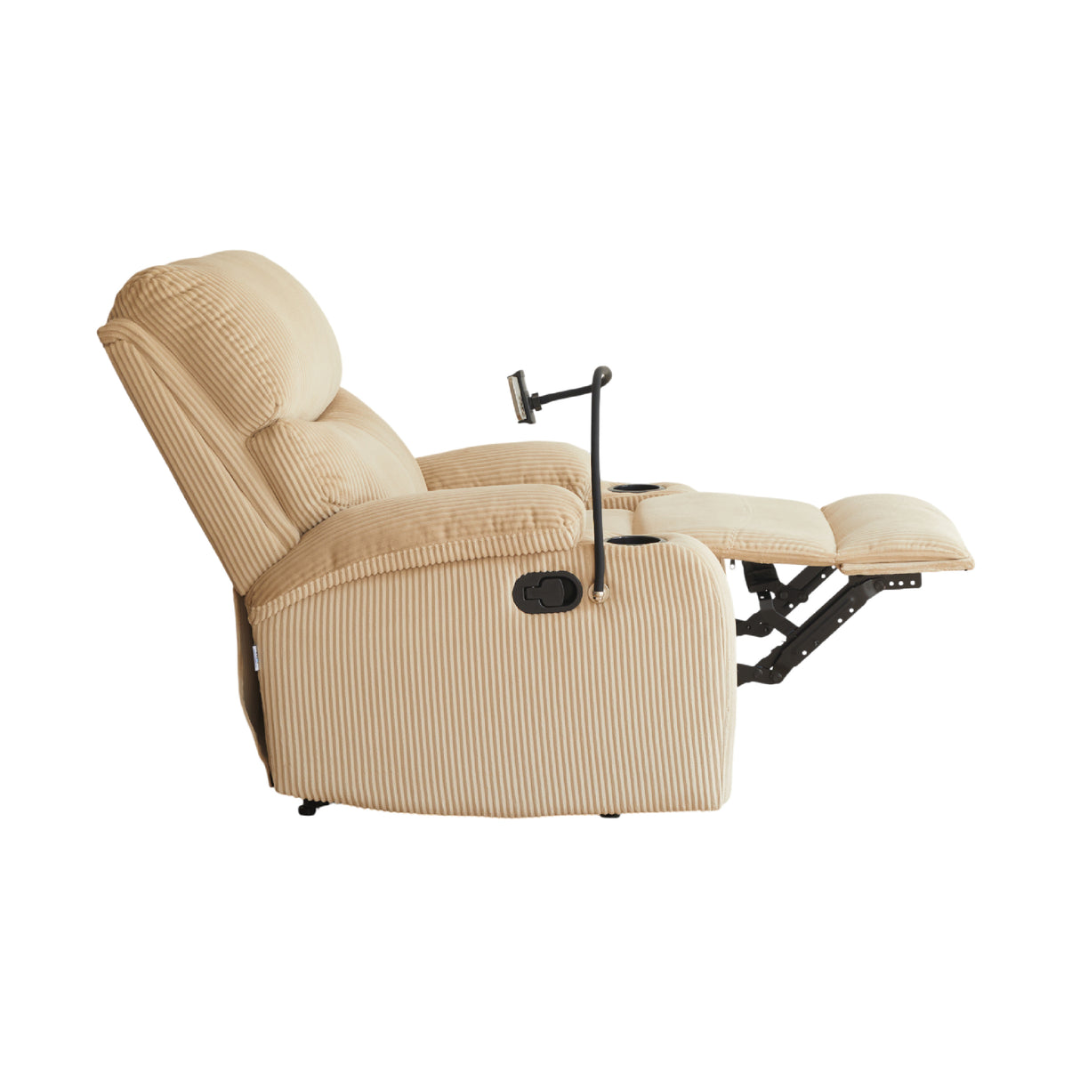 Silla Reclinable Abelyn 1 puesto (Beige) Porta Celular