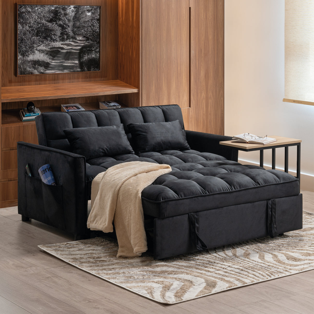 Sofá Cama Aeidi Negro