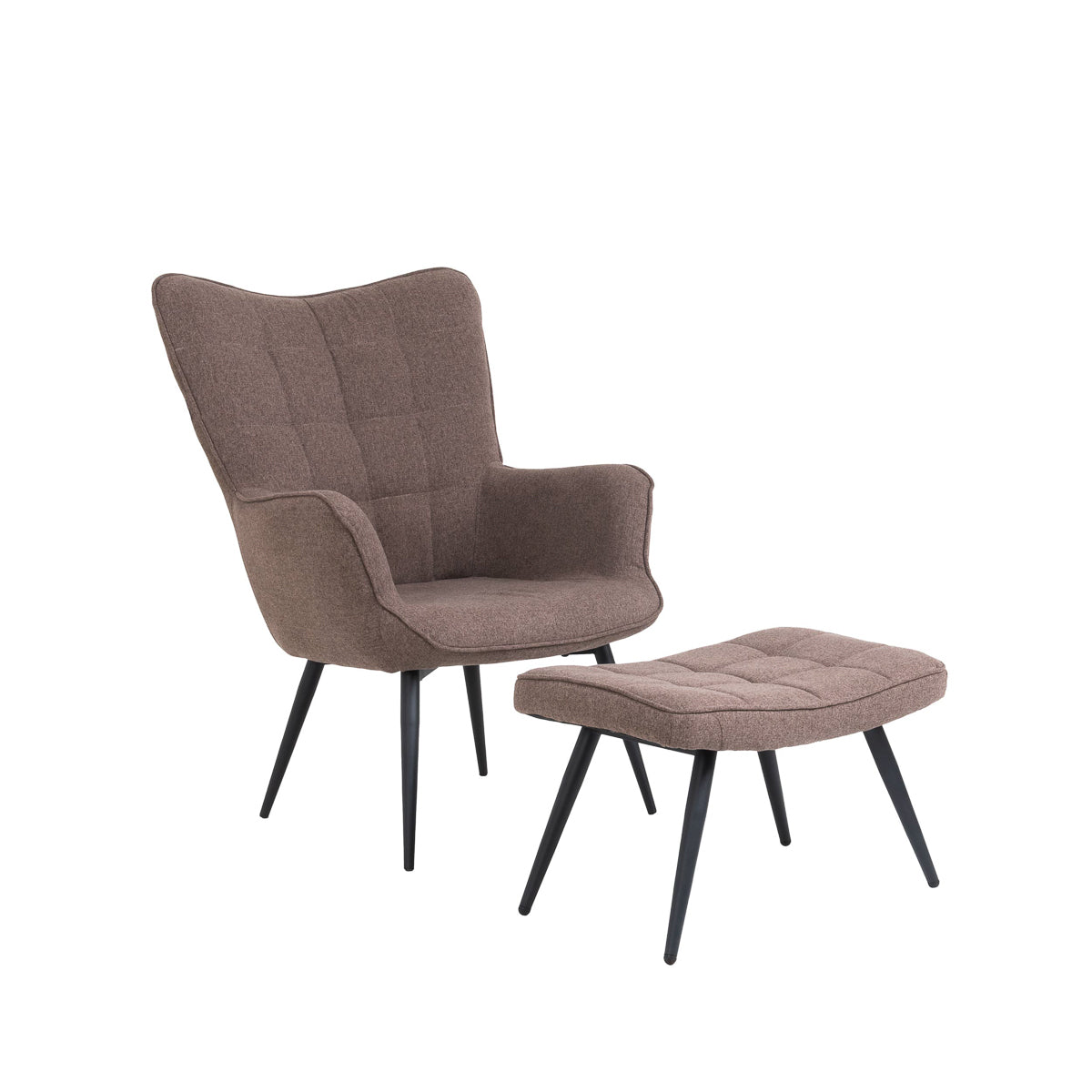 Poltrona Con Descansa Pie Laurendi Café