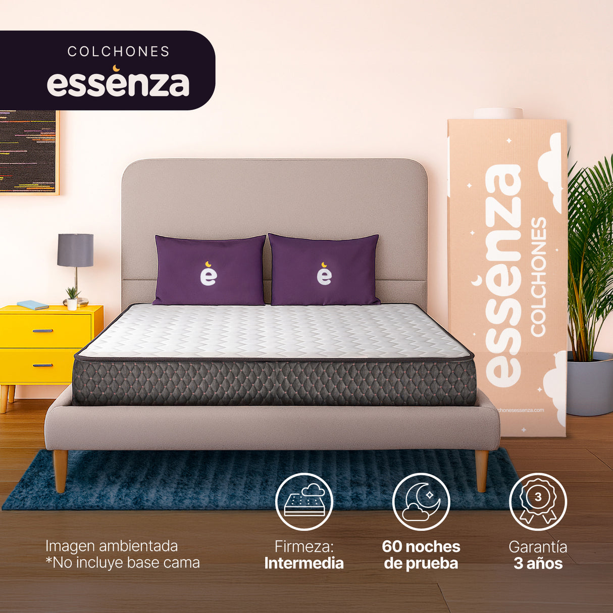 Colchón Rollu Essenza Semidoble