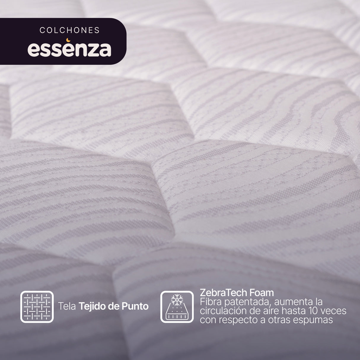 Colchón Rollu Essenza Semidoble