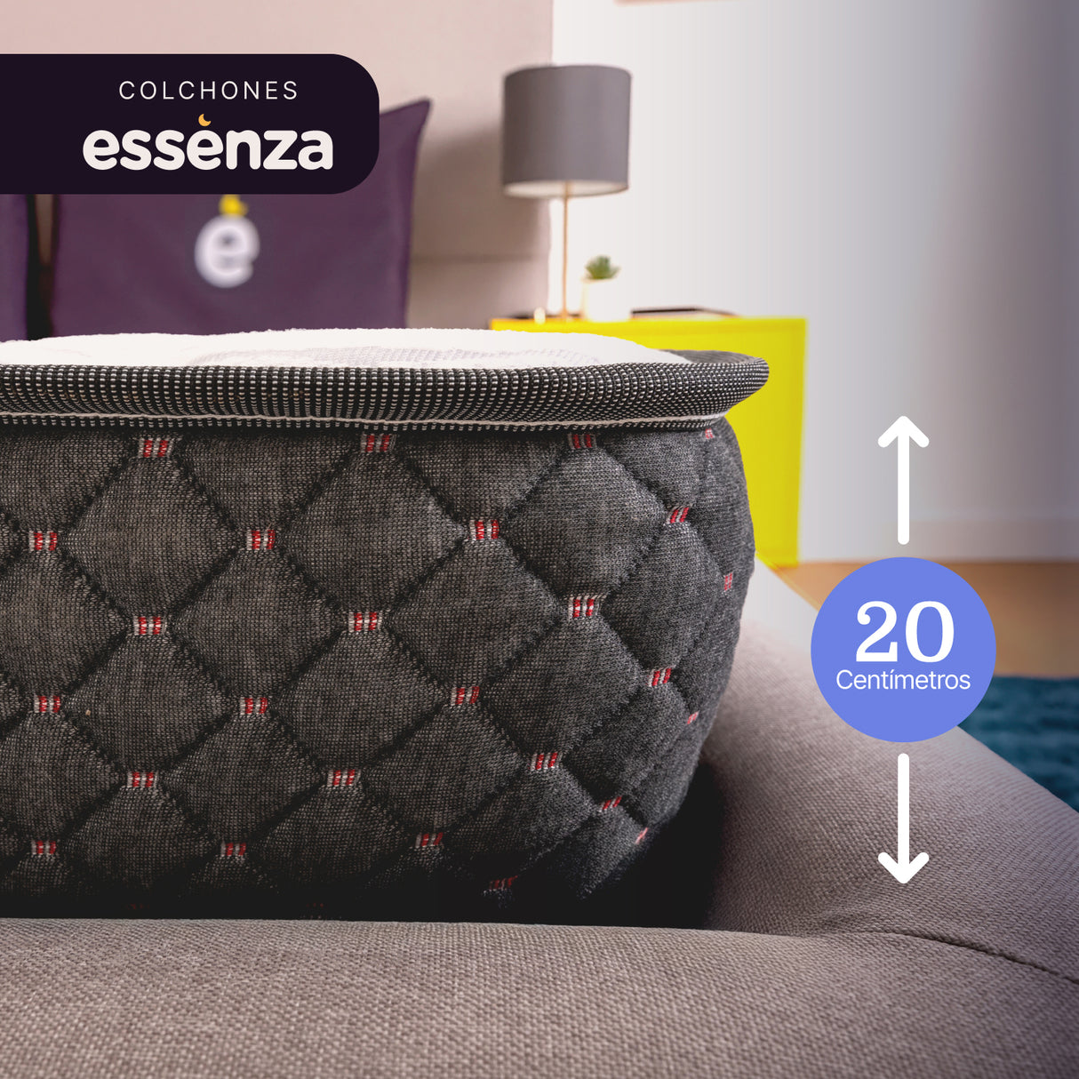 Colchón Rollu Essenza Semidoble