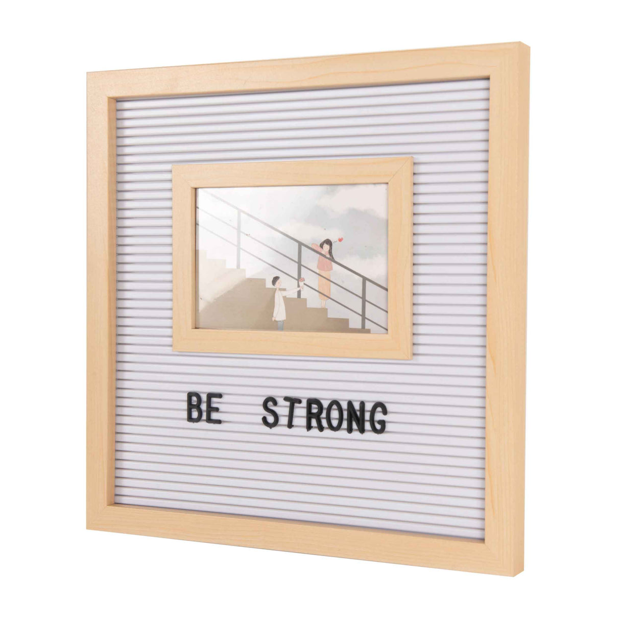 Portaretrato con Tablero Café Claro