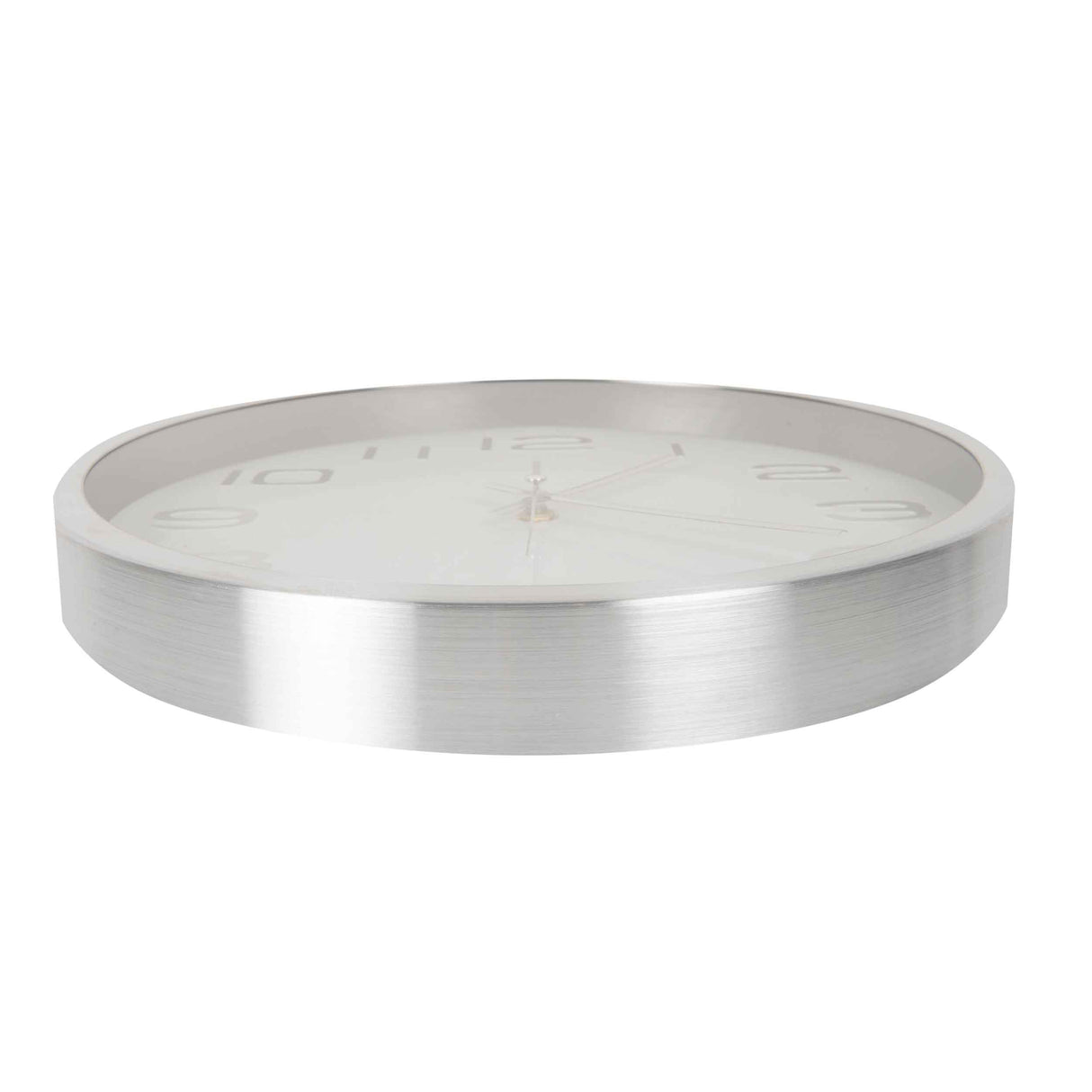 Reloj Plata Blanco 30cm