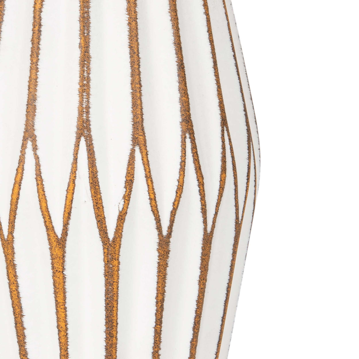 Florero Vintage Blanco Alto