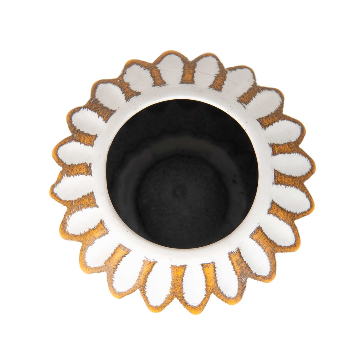 Florero Vintage Blanco Medio