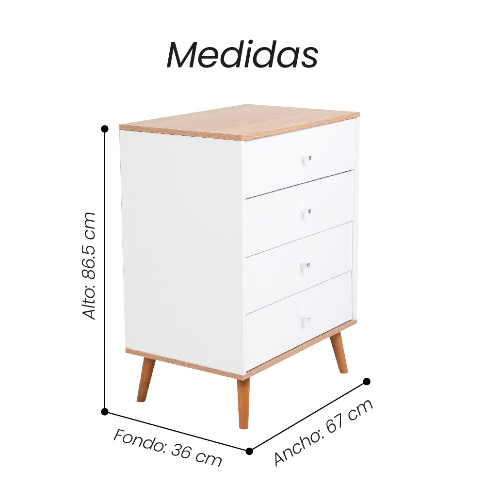 Comoda Denali Blanco - Fiotti