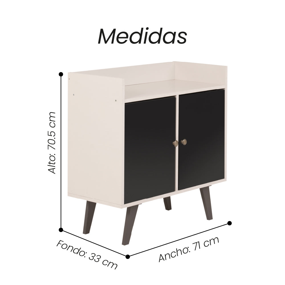 Biffet Aneto Rt3112 Beige/Negro - Fiotti
