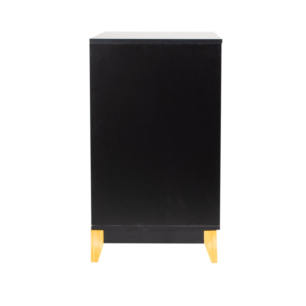 Cómoda Oak Negro - Fiotti