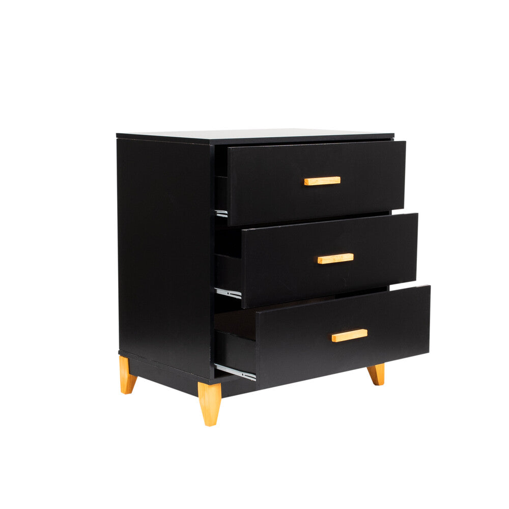 Cómoda Oak Negro - Fiotti