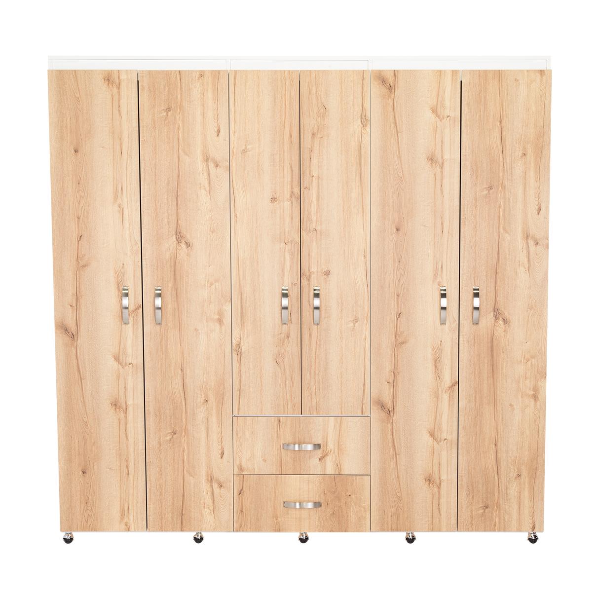 Closet bariloche 2x2 blanco mqz 16mm+duna