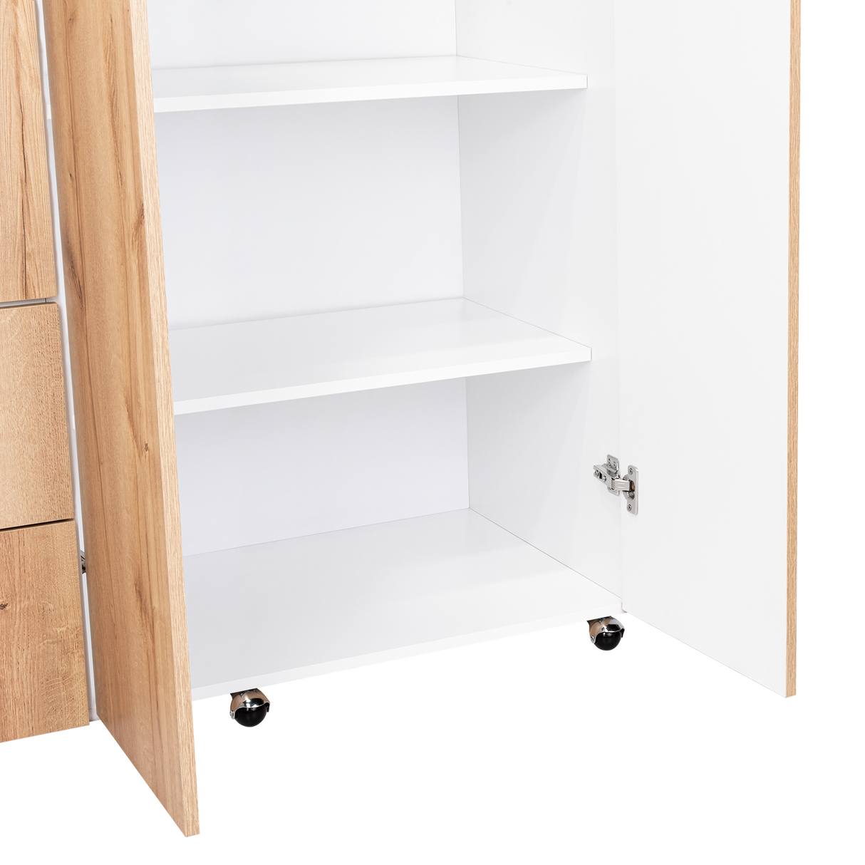 Closet bariloche 2x2 blanco mqz 16mm+duna