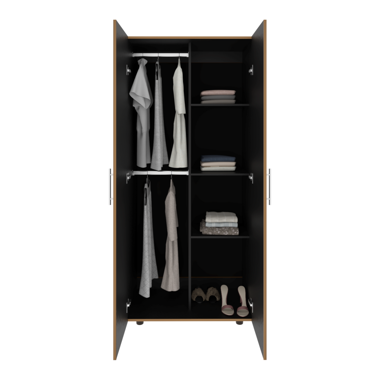 Closet Tera 180X80X48, Fresno Wengue