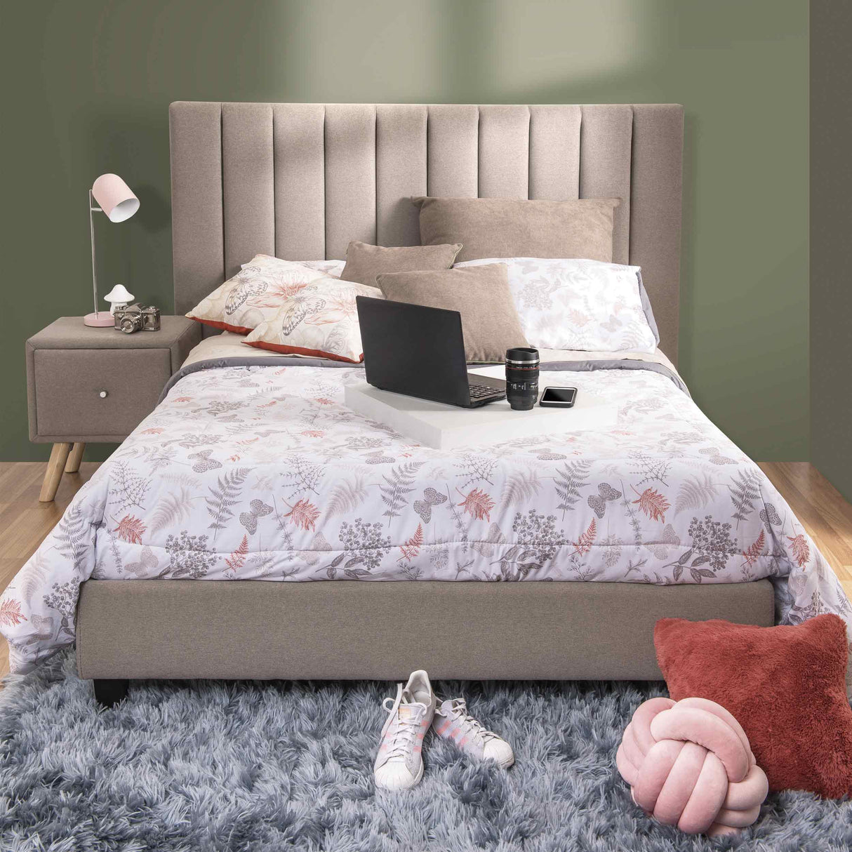 COMBO | Dinamarca (Cabecero + Base cama + Colchón)