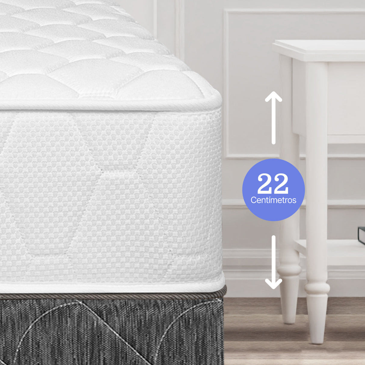 Colchón Semidoble 1.2 M Majestic - Good Essenza Colchones