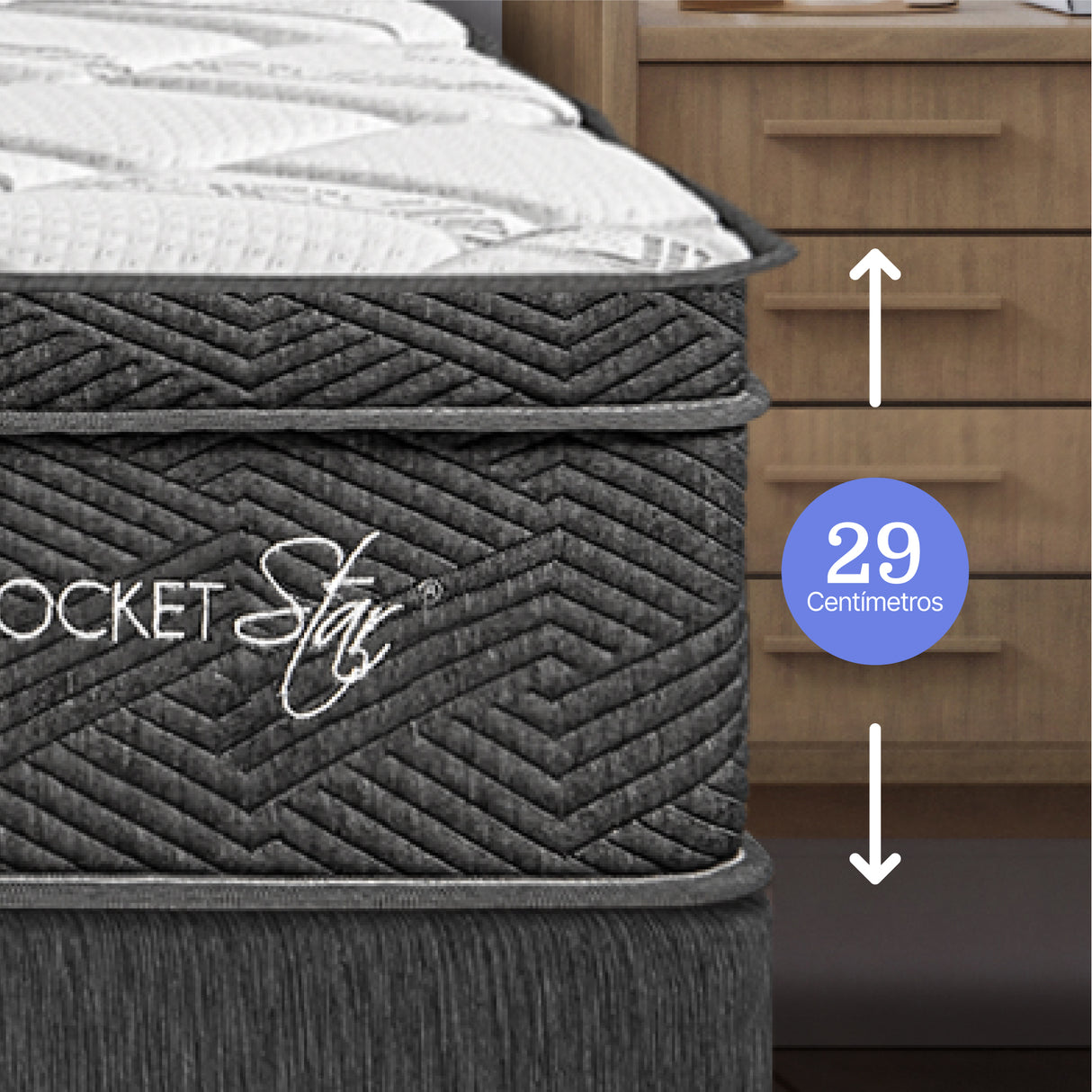 Colchón Pocket Star Essenza Doble 1.40m