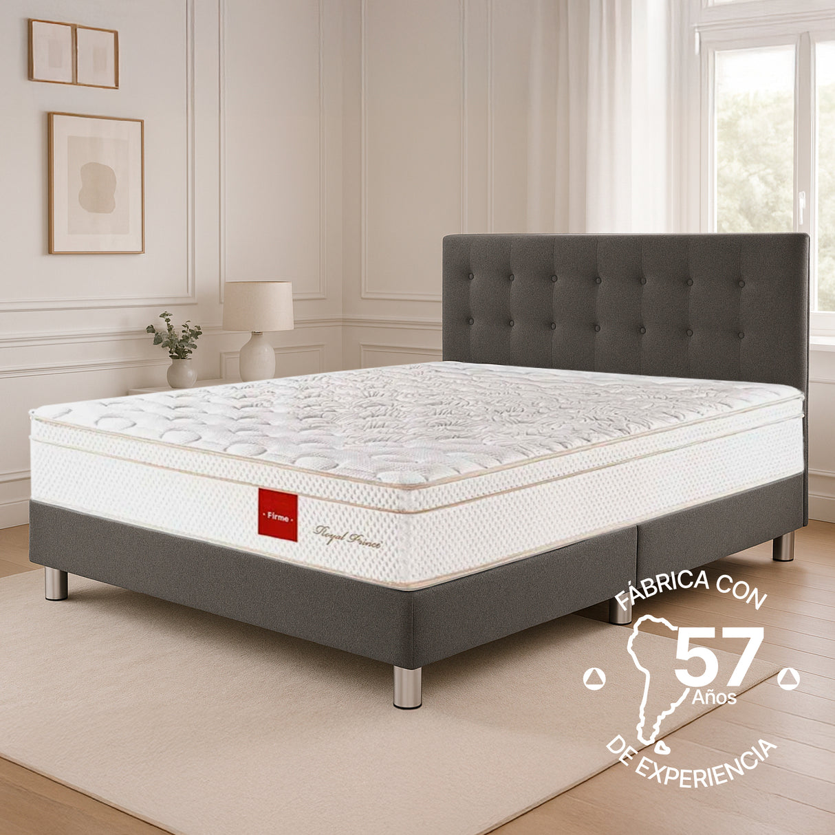 Colchón Royal Prince firme Essenza Queen 1.60m