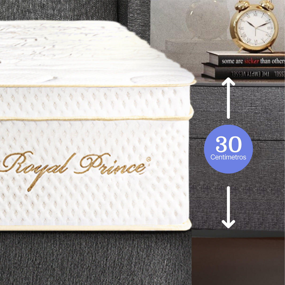 Colchón Royal Prince firme Essenza King 2.00m