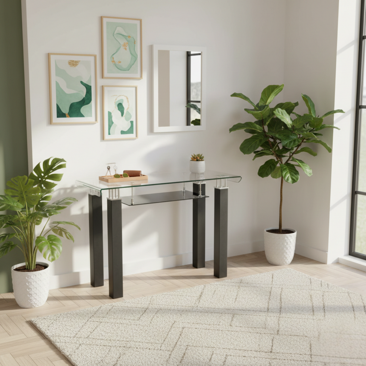 Consola Jaim Cristal Doblado