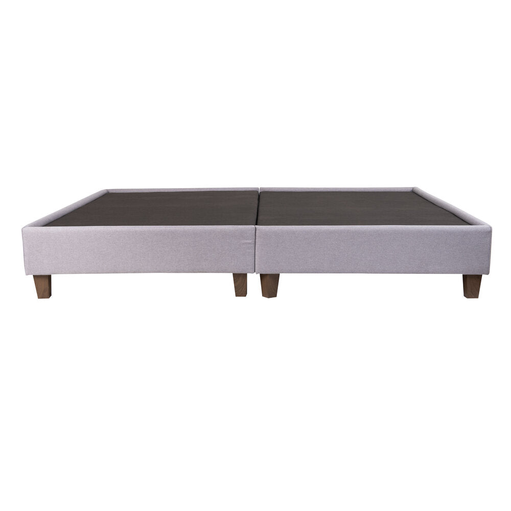 Base Cama Tapizada Gris - Fiotti