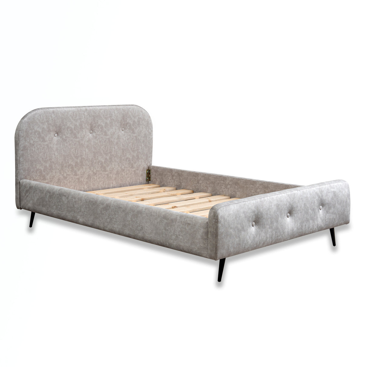 COMBO Asturia | Cama + Colchón New Zabra Silver