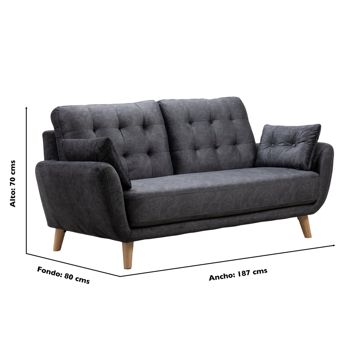 Sofá Eberhad 3 Puestos