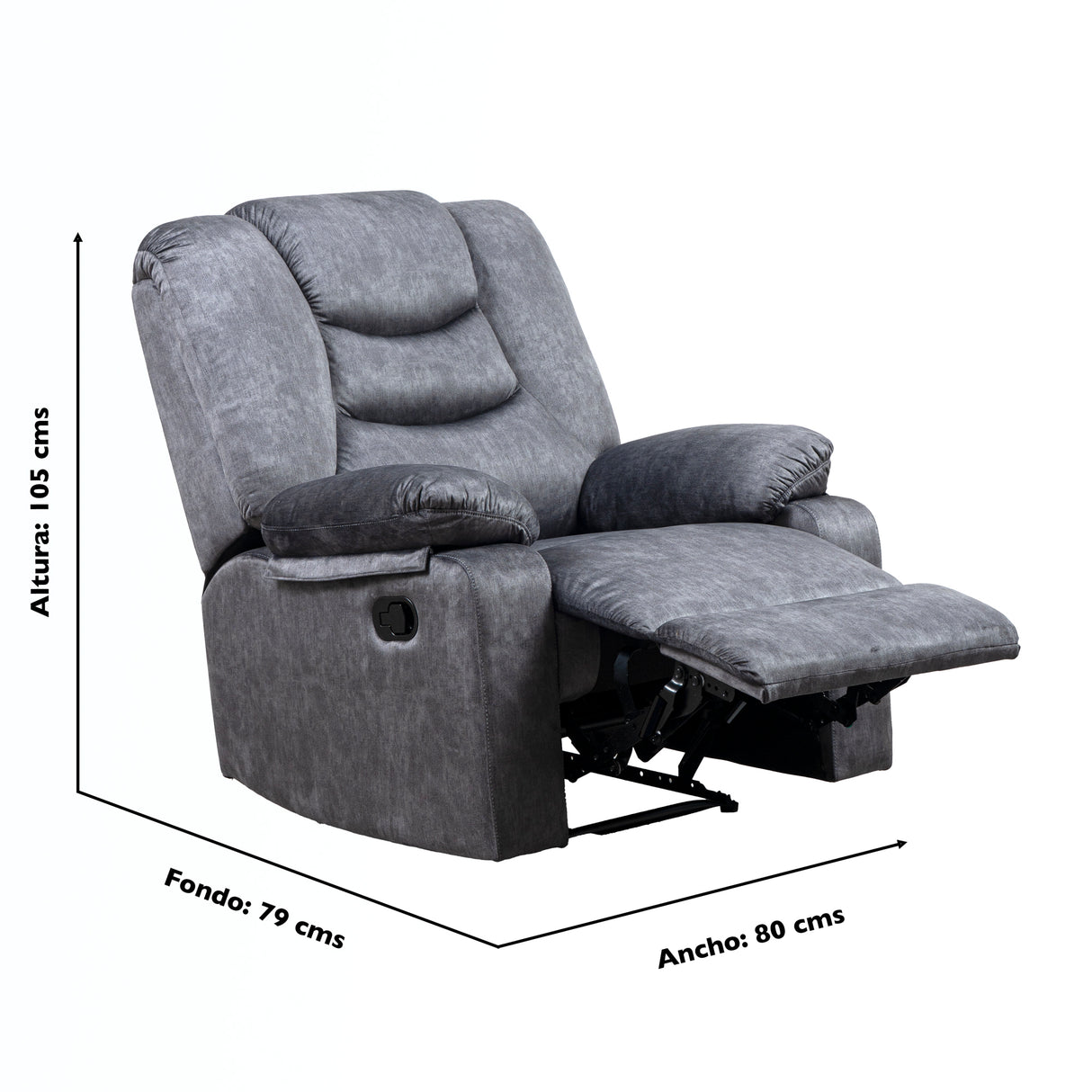 Sofá Reclino Kalerin Premium 1 Puesto