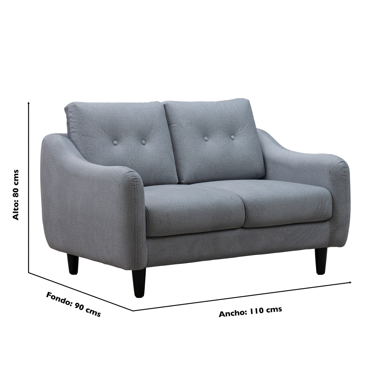 Sofá Carezza 2 Puestos