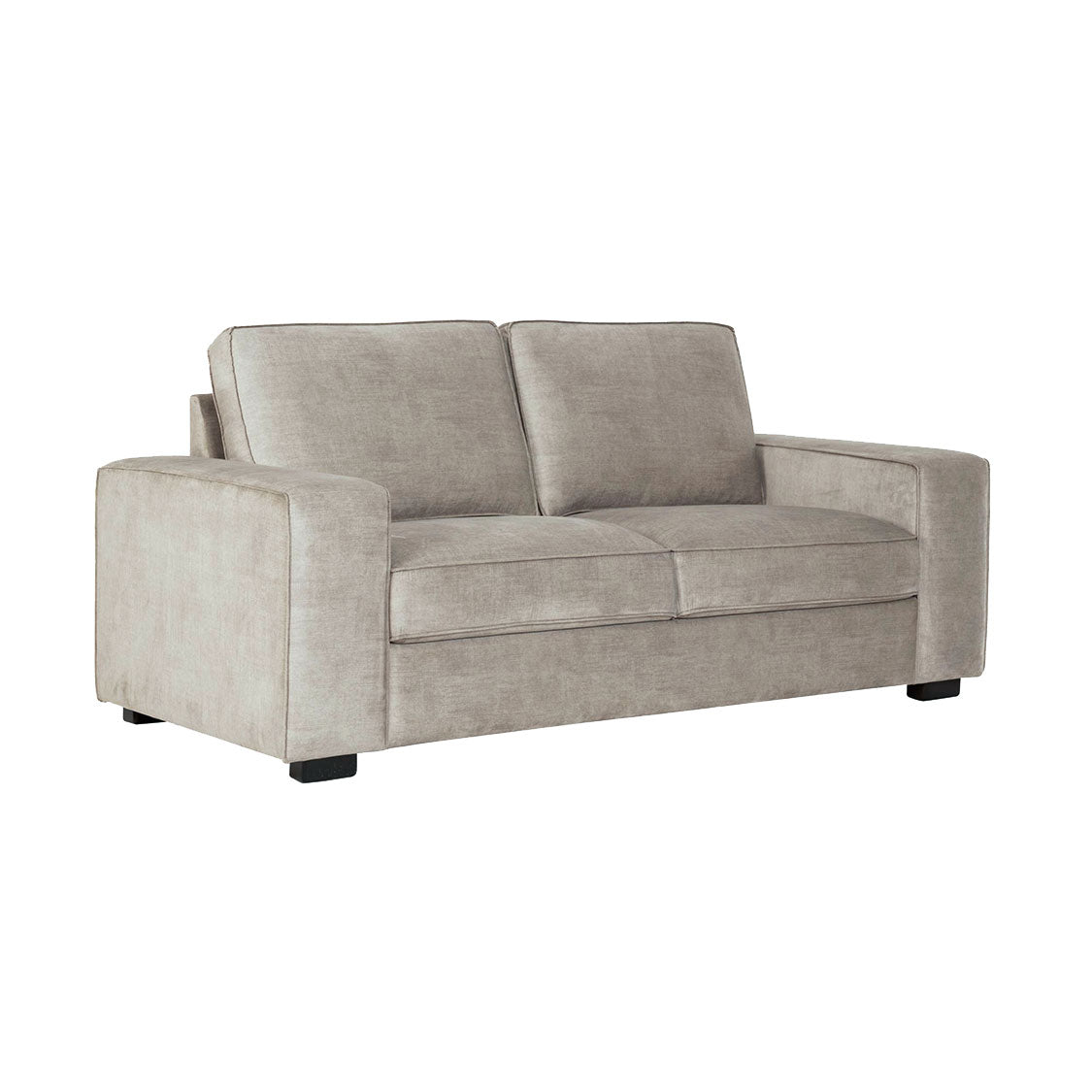 COMBO sofá Toffana 2p + Mesa auxiliar Asudena Color madera negro