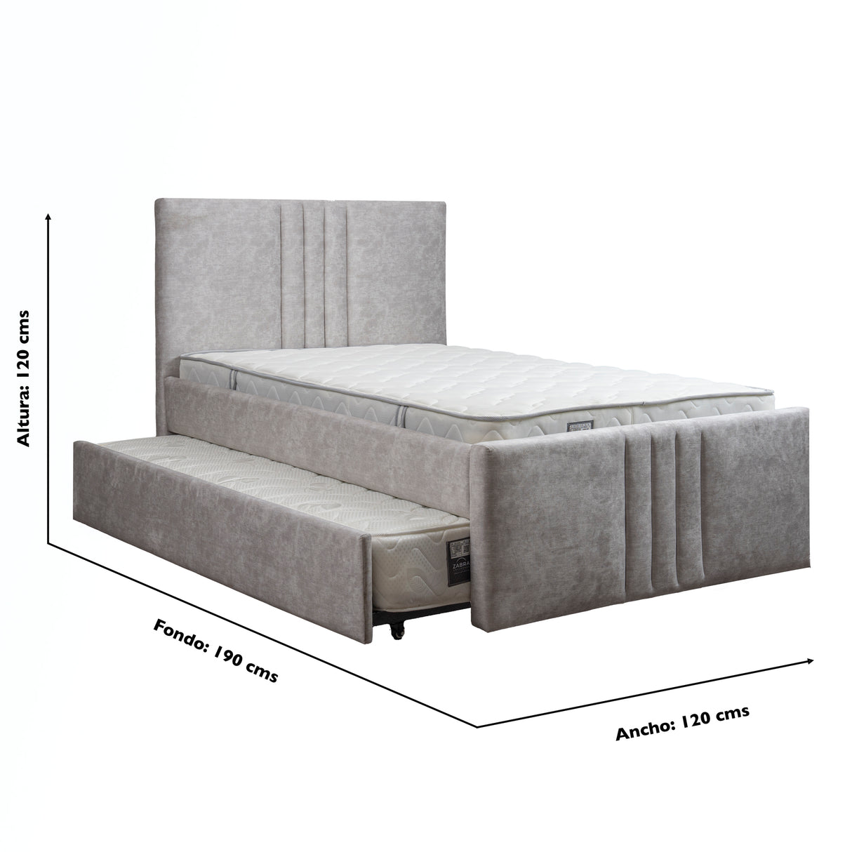 COMBO COVVO | Cama Covvo + Colchón Silver