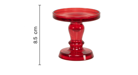 Candelabro Rojo Pequeño