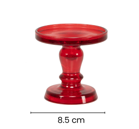 Candelabro Rojo Pequeño