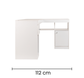 Escritorio Nilo en L Blanco