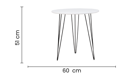 Mesa Auxiliar Base BL PTA NG