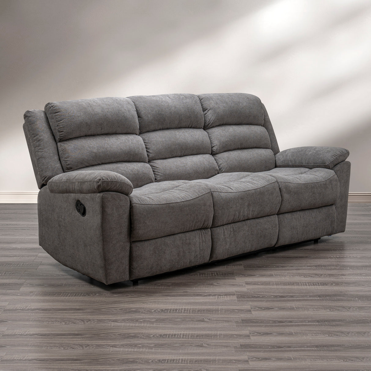 Sofá Reclino Glory 3P Gris