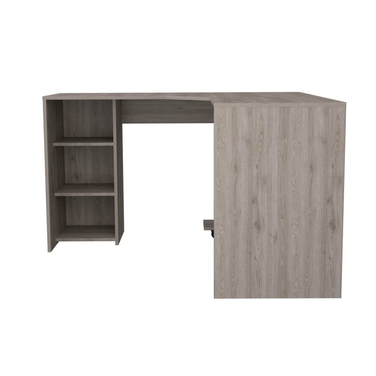 Escritorio baggio (1c) ceniza 76.5x130x1