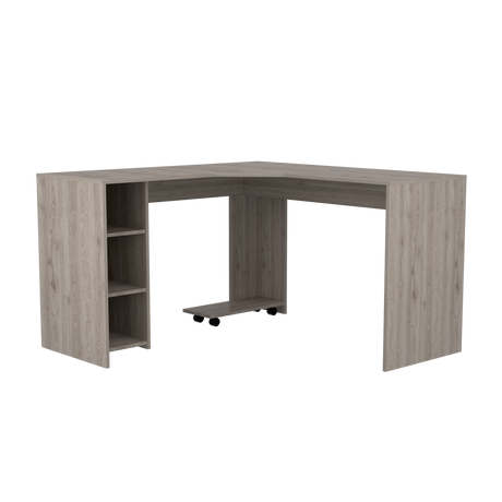 Escritorio baggio (1c) ceniza 76.5x130x1