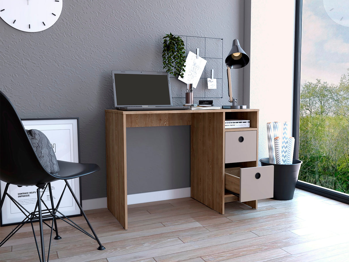 Escritorio khali z100 (1c) miel+taupe 73