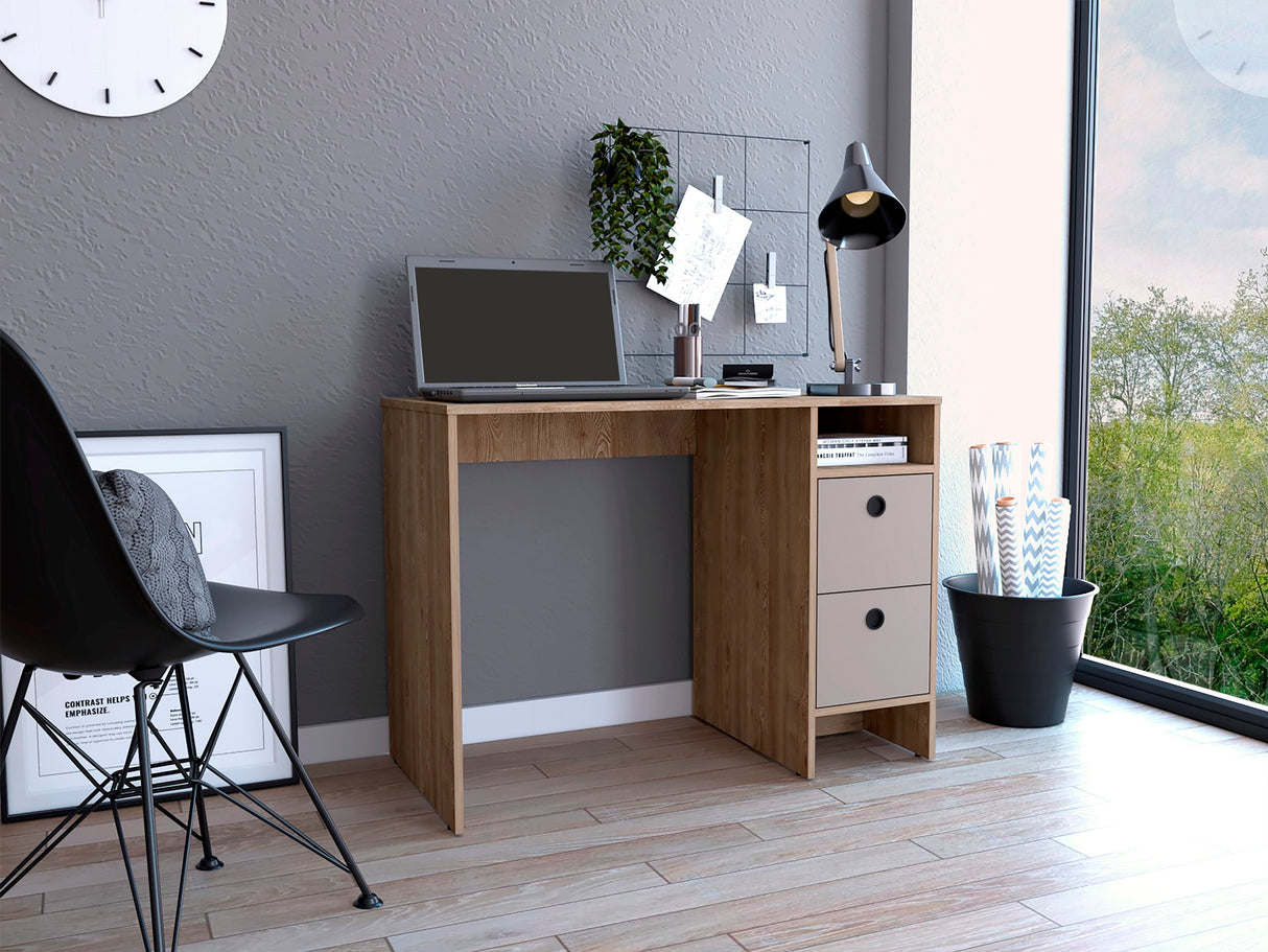 Escritorio khali z100 (1c) miel+taupe 73