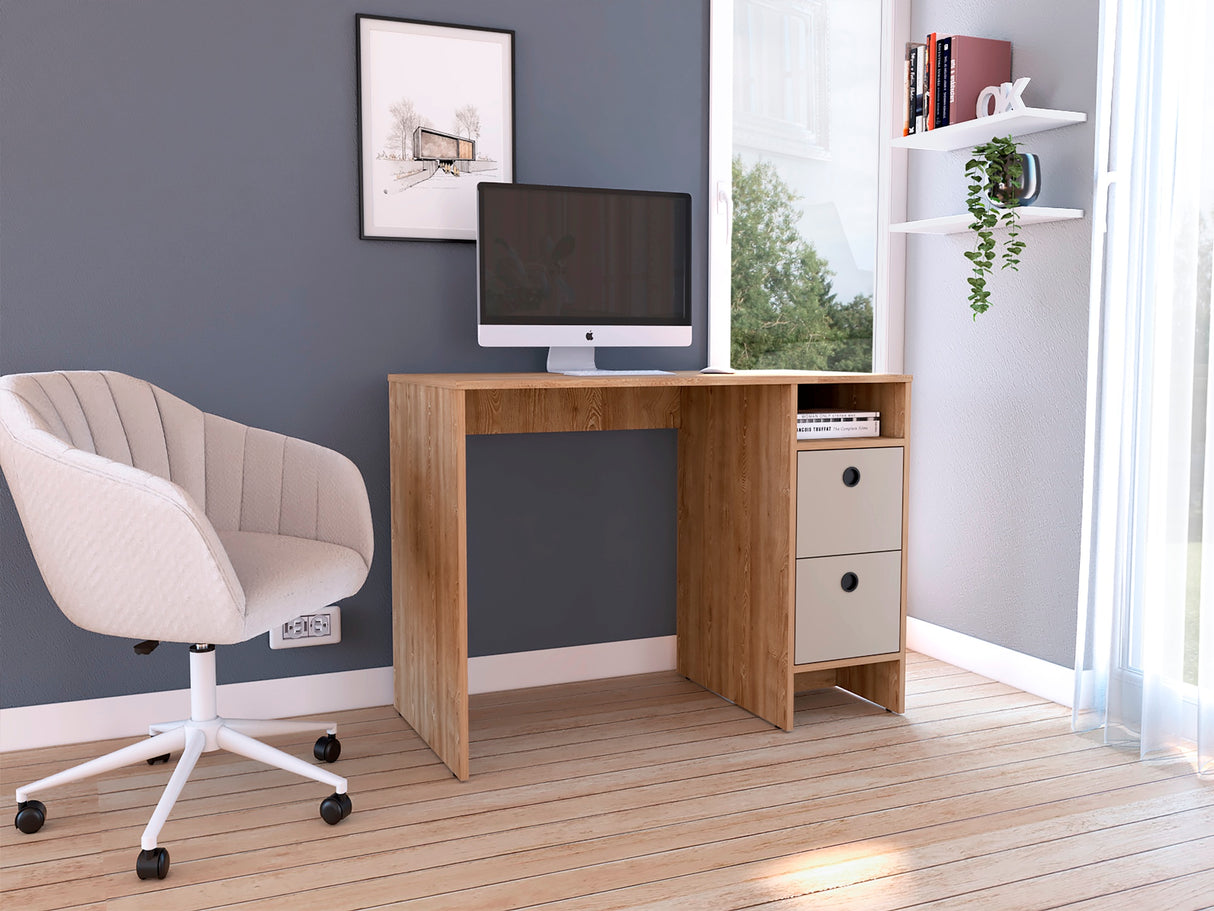 Escritorio khali z100 (1c) miel+taupe 73