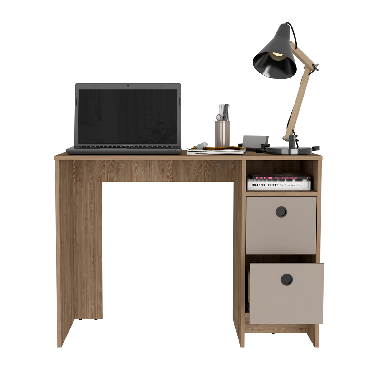 Escritorio khali z100 (1c) miel+taupe 73