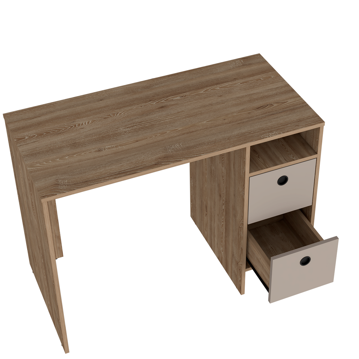 Escritorio khali z100 (1c) miel+taupe 73