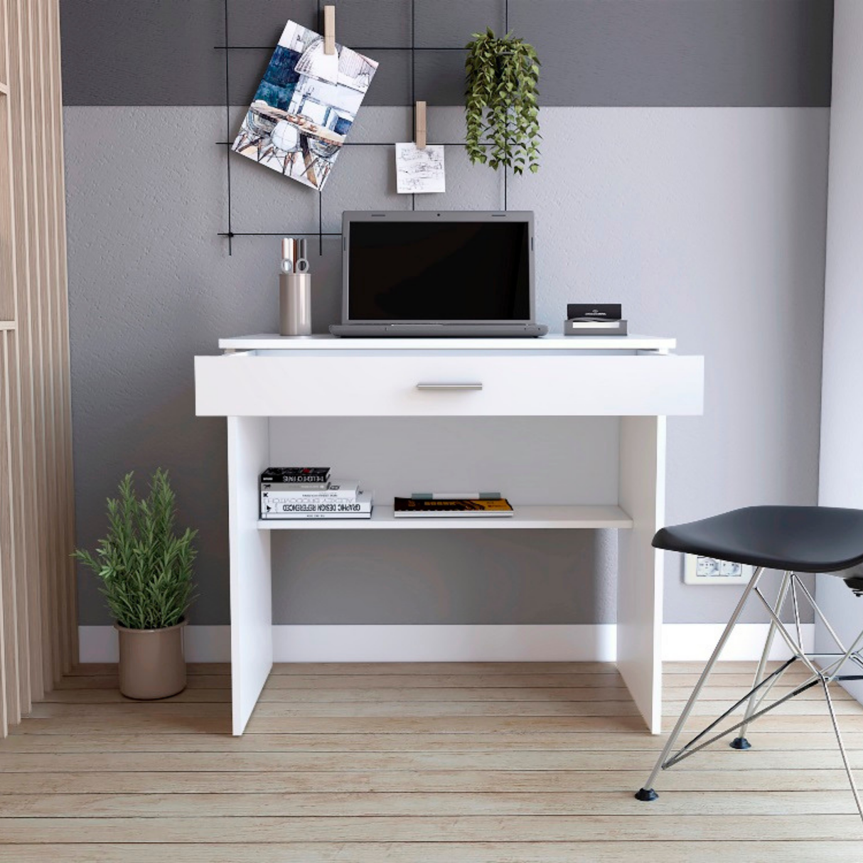 Escritorio 80 C, Blanco