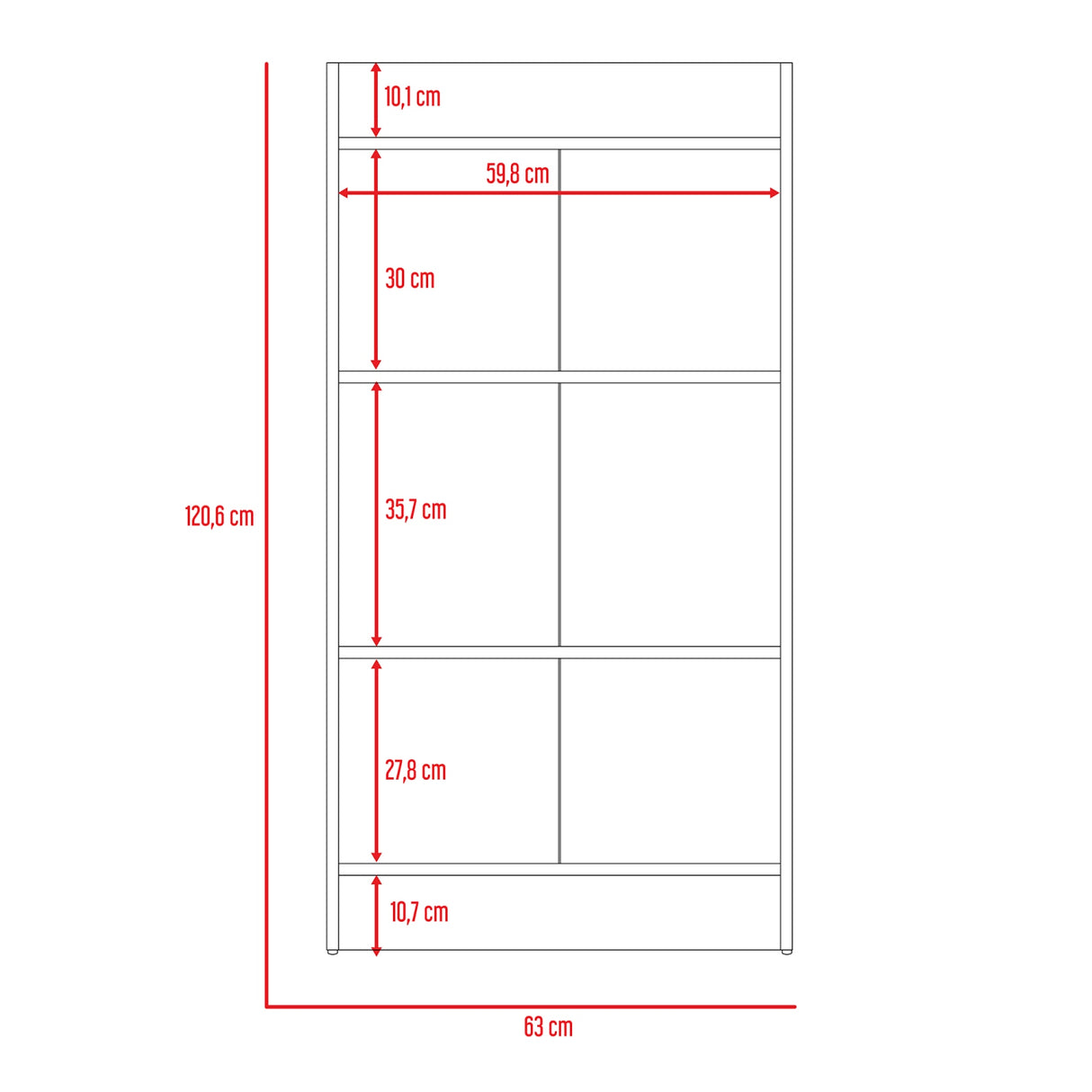 COMBO Escritorio Atlanter + Biblioteca Rovere