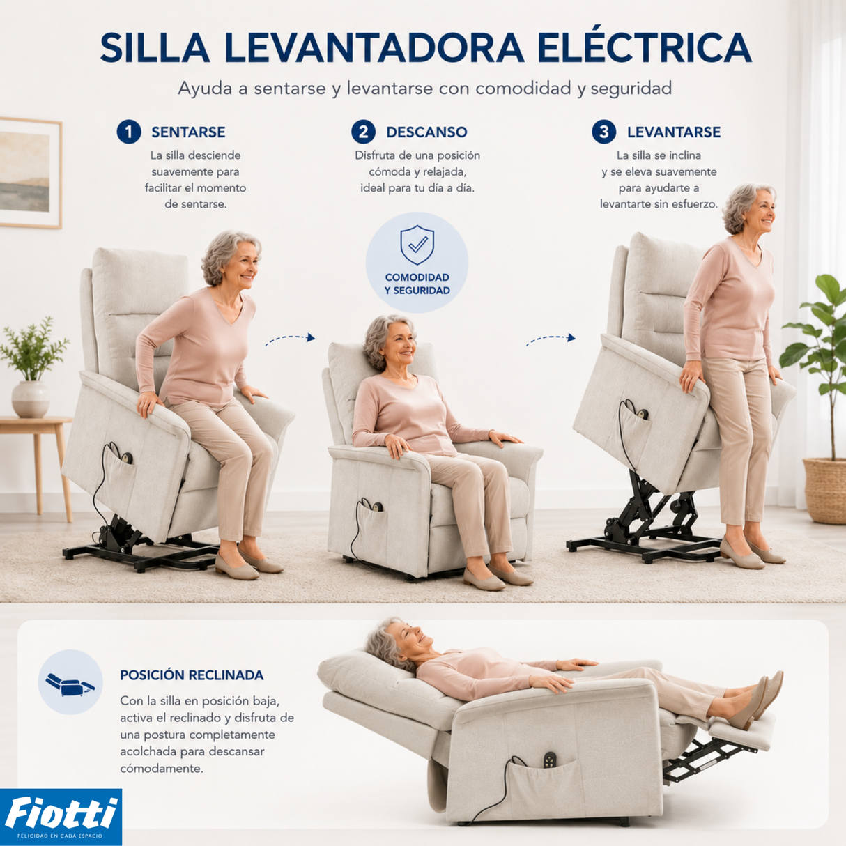 Reclino Levantadora Eléctrica Jaara