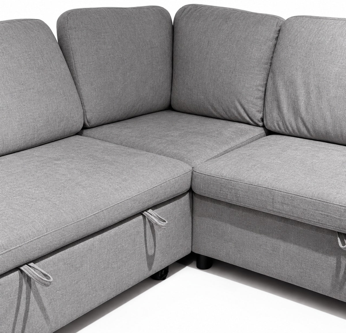 Sala en L Kasha con Sofá Cama / Almacenamiento