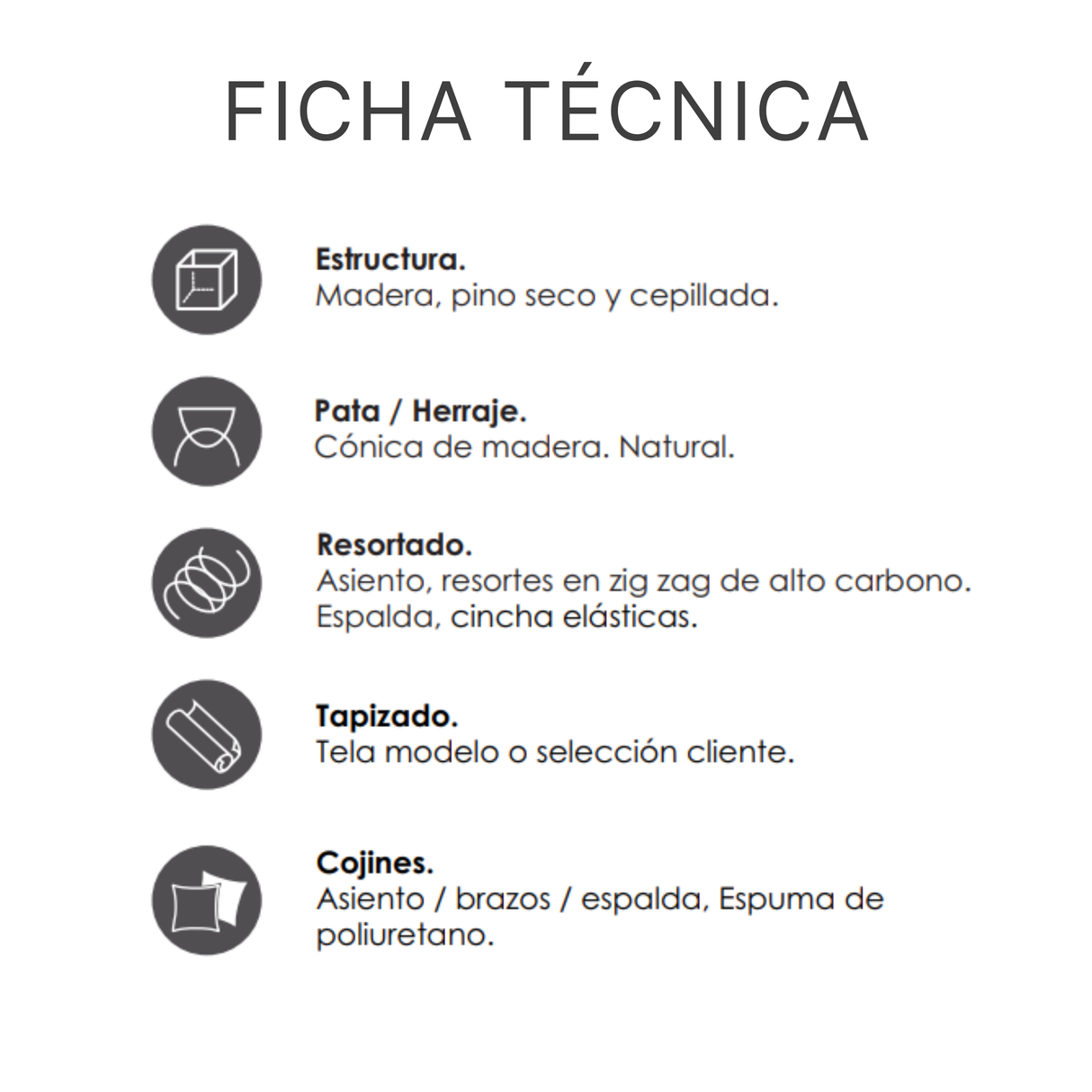 Sofá Lugano 1 Puesto