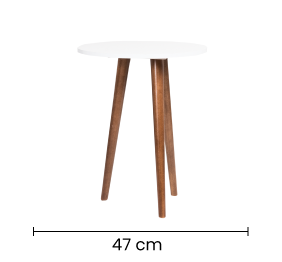 Mesa Auxiliar Palm Blanco